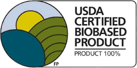 USDA Certified Biobased Product, 100% biobased, USDA BioPreferred-programma